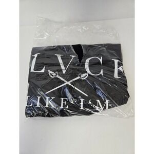 Black Scale t shirt tee size small All Black like im going to a Funeral graphic